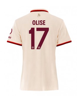 Bayern Munich Michael Olise #17 Ausweichtrikot für Frauen 2024-25 Kurzarm